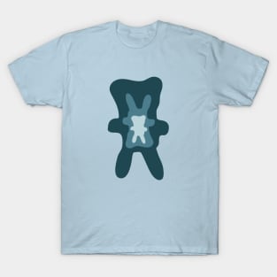 Epoh the Nomad - Blue monochrome Inner Bunny T-Shirt